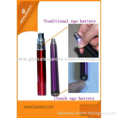 Bauway Patented iTouch Batteries, Bottom Finger Touch, 3.5-4 Hours Charging Time